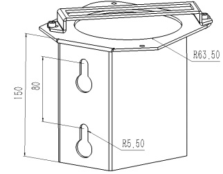 地下管網水質監測安裝支架